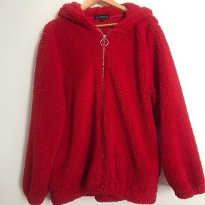 SUPER COMFY oversized fuzzy hoodie